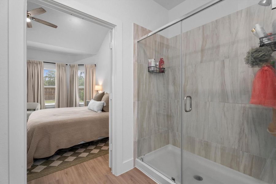 Furnished interior view inside a new home in Sorella, Tomball (Image 36).