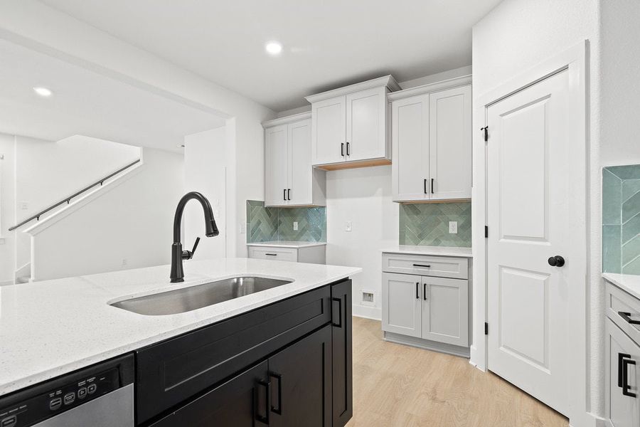 Furnished interior view inside a new home in Crosswinds, Kyle (Image 23).