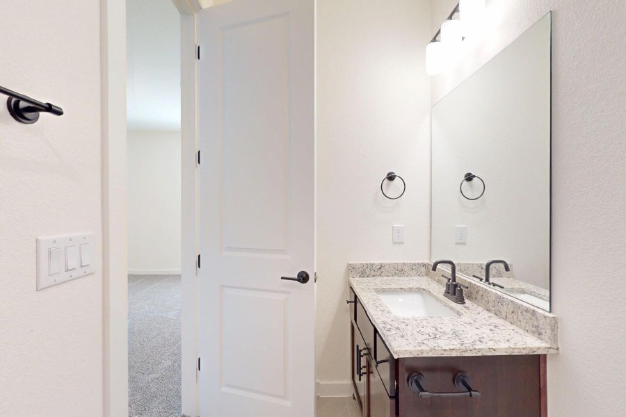 Furnished interior view inside a new home in Edgewood, Leander (Image 11).