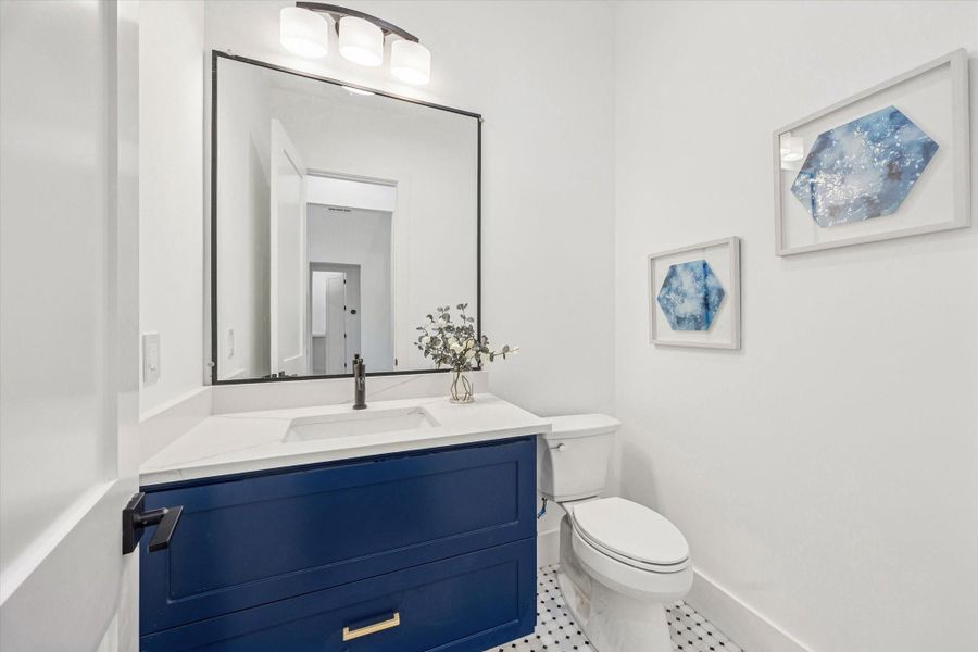 Furnished interior view inside a new home in , Bellaire (Image 15).