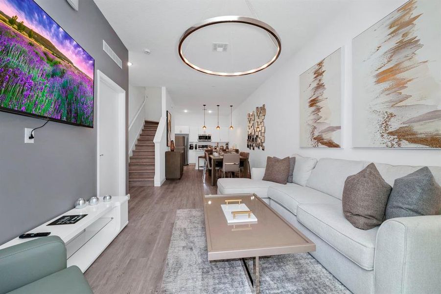 Furnished interior view inside a new home in , Davenport (Image 6).