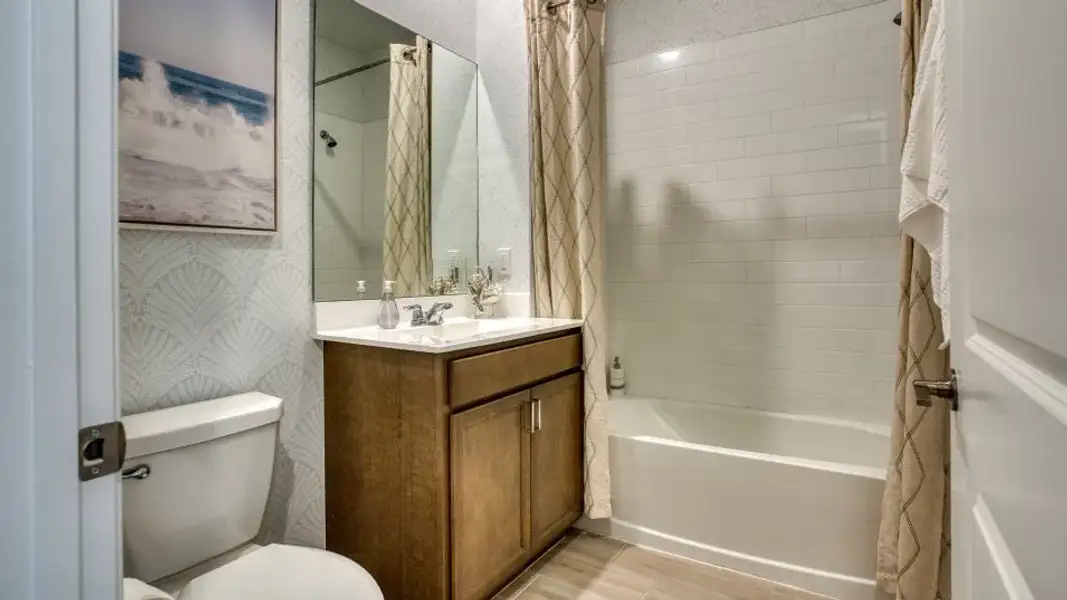 Larkspur second bathroom
