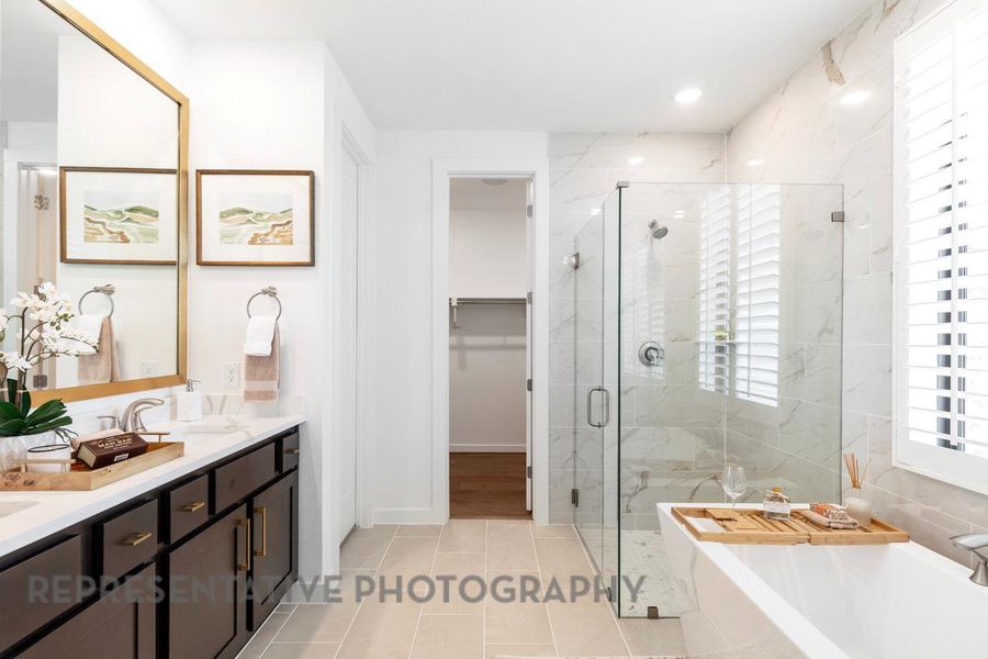 Furnished interior view inside a new home in Easton Park, Austin (Image 13). Furnished interior view inside a new home in Easton Park, Austin (Image 13).