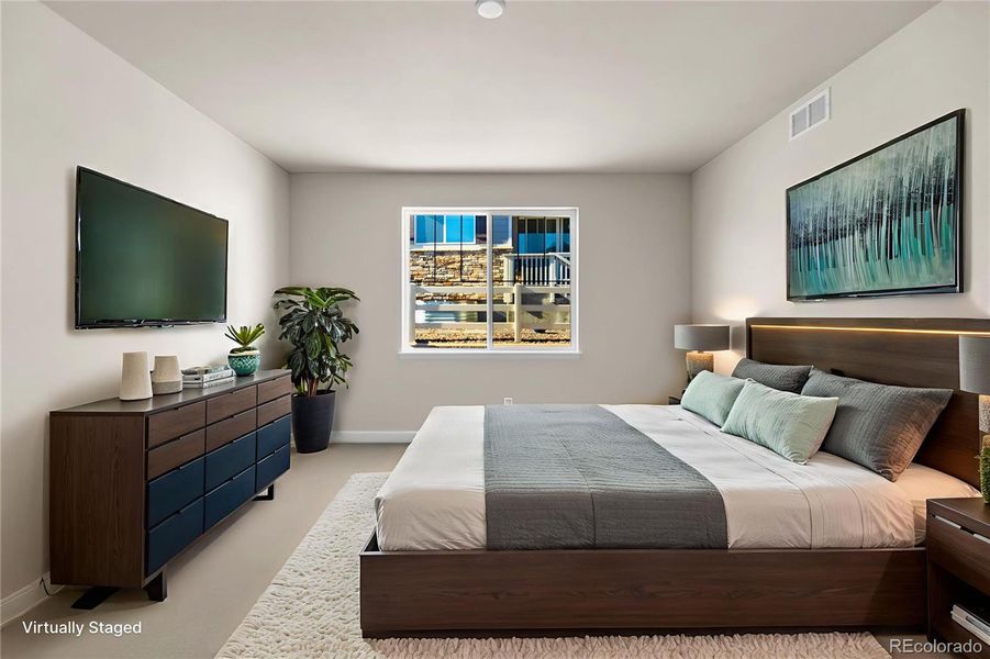 Furnished interior view inside a new home in , Castle Rock (Image 8).