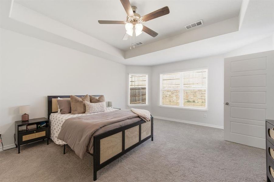Furnished interior view inside a new home in Retreat at Fossil Creek, Fort Worth (Image 10).