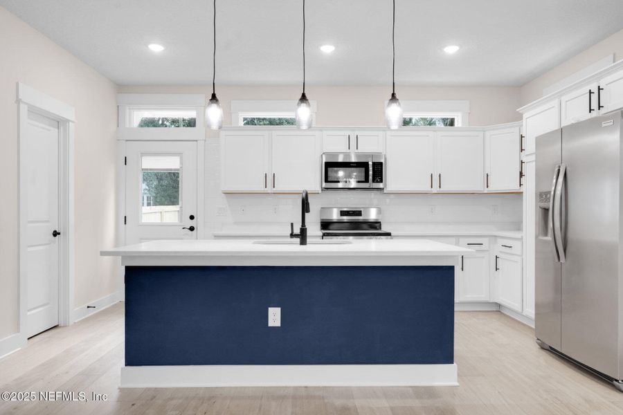 Furnished interior view inside a new home in , Jacksonville (Image 11). Furnished interior view inside a new home in , Jacksonville (Image 11).