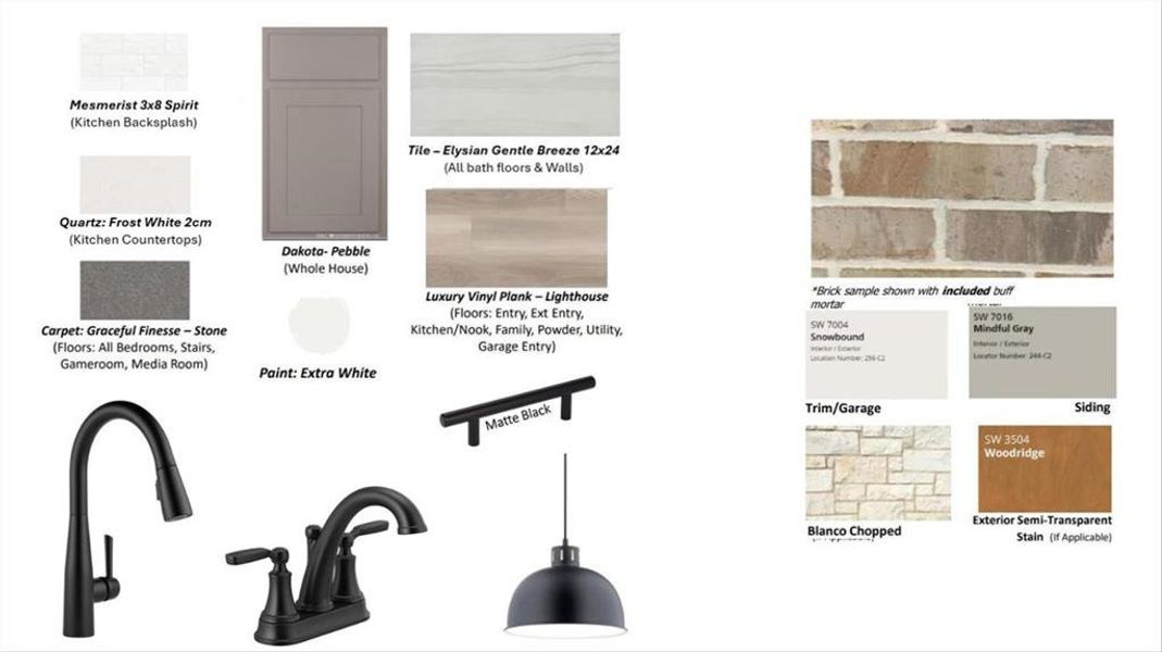 Sample of building materials used in homes in Keeneland 40s, Aubrey (Image 27).