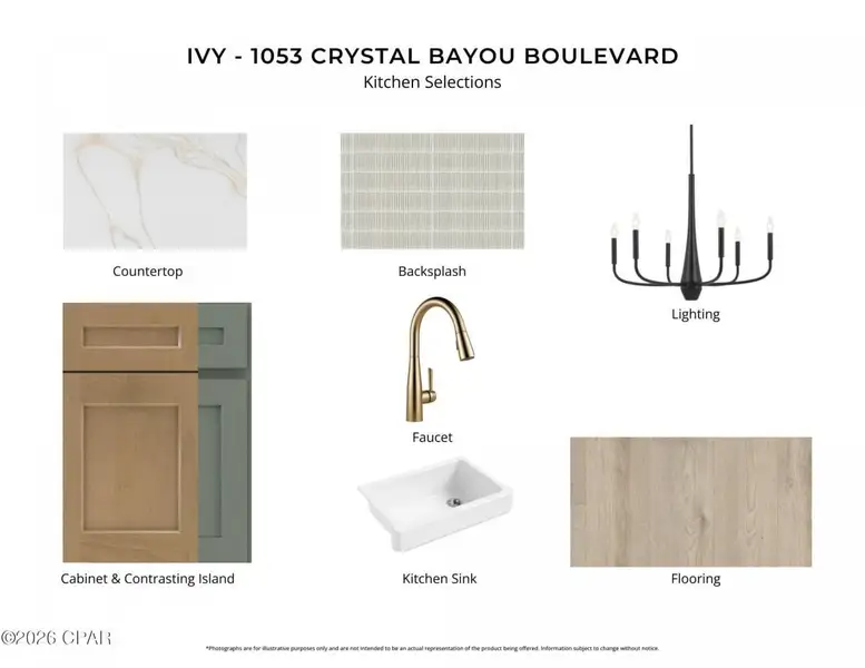 Sample of building materials used in homes in Breakfast Point East, Panama City Beach (Image 4).