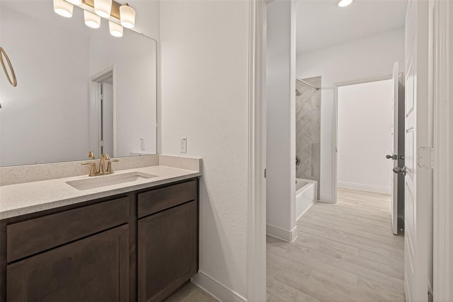 Furnished interior view inside a new home in Lago Mar, Texas City (Image 13).