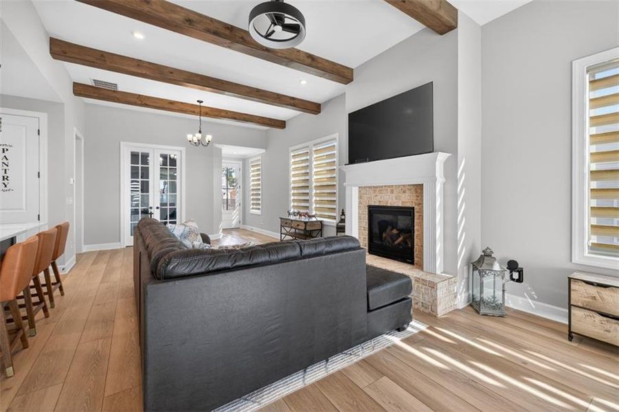 Furnished interior view inside a new home in , Hoschton (Image 13).