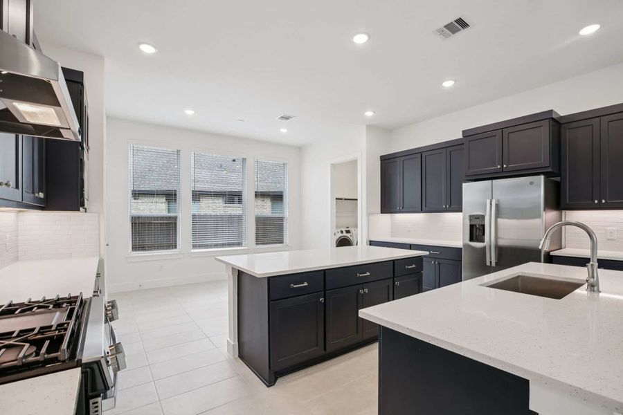Furnished interior view inside a new home in The Trails, New Caney (Image 12).