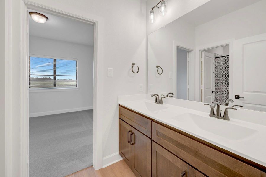 Furnished interior view inside a new home in ARTAVIA 65' Homesites, Conroe (Image 9).