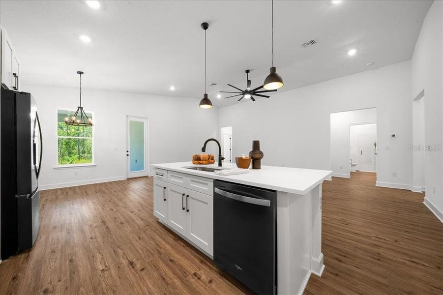 Furnished interior view inside a new home in , Weeki Wachee (Image 18). Furnished interior view inside a new home in , Weeki Wachee (Image 18).