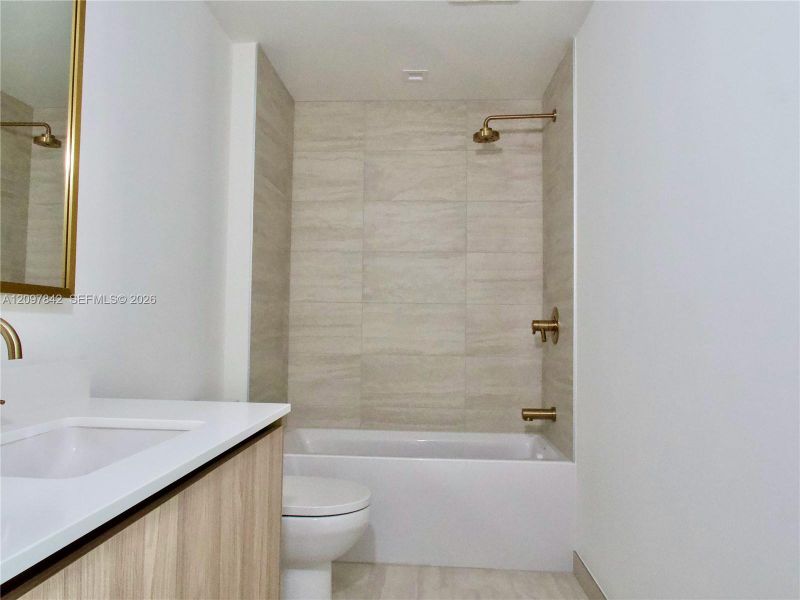 Furnished interior view inside a new home in , Miami (Image 5).