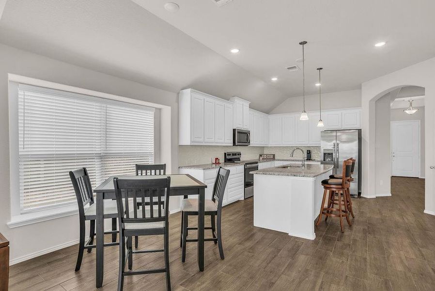 Furnished interior view inside a new home in Summer Crest, Fort Worth (Image 11).