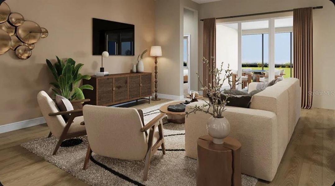 Furnished interior view inside a new home in Skye Ranch Community Group Page, Sarasota (Image 5).