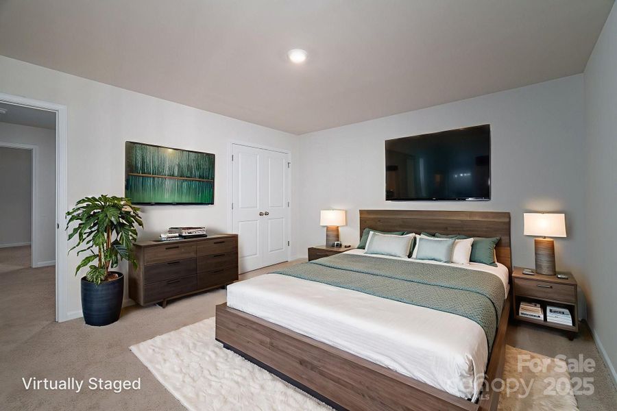 Furnished interior view inside a new home in Mills at Long Creek, Dallas (Image 18).