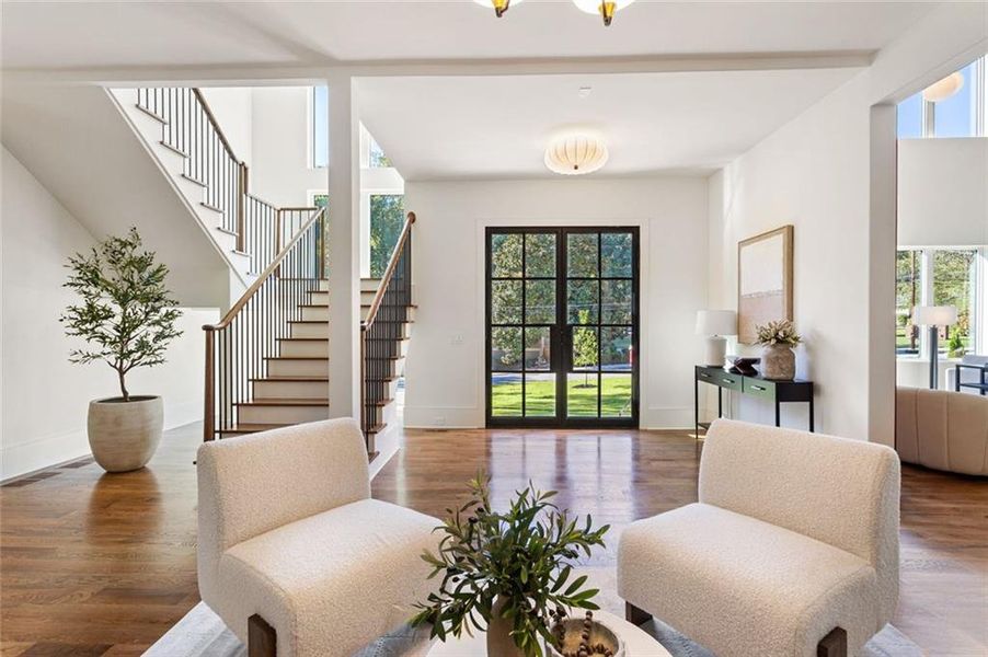 Furnished interior view inside a new home in , Smyrna (Image 50).