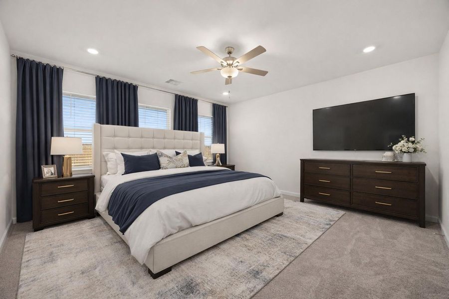 This is virtual staging photo. Primary Bedroom This is virtual staging photo. Primary Bedroom