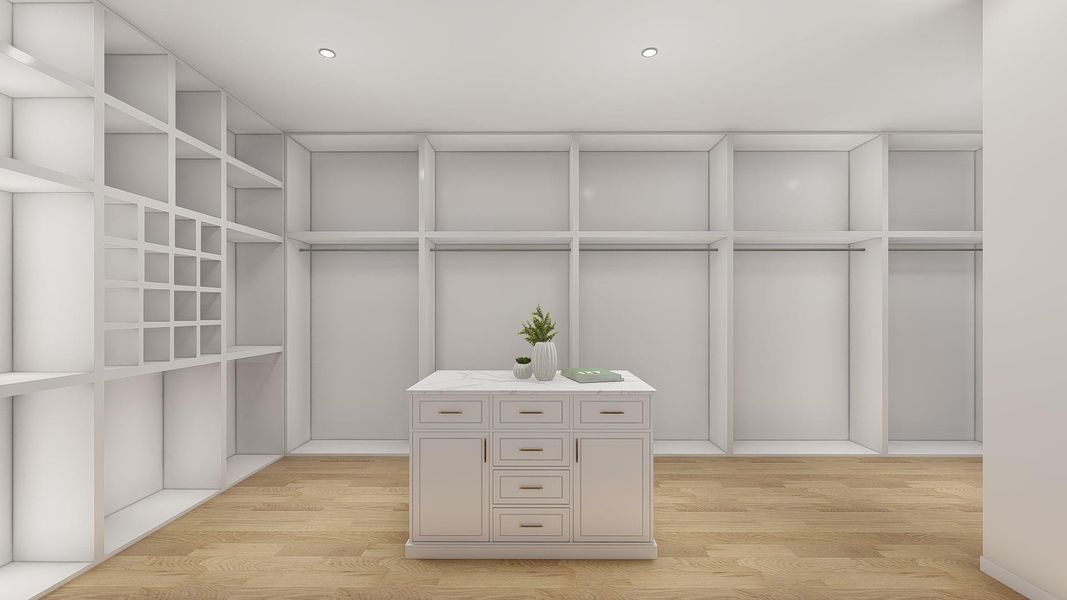 Furnished interior view inside a new home in , Houston (Image 17).