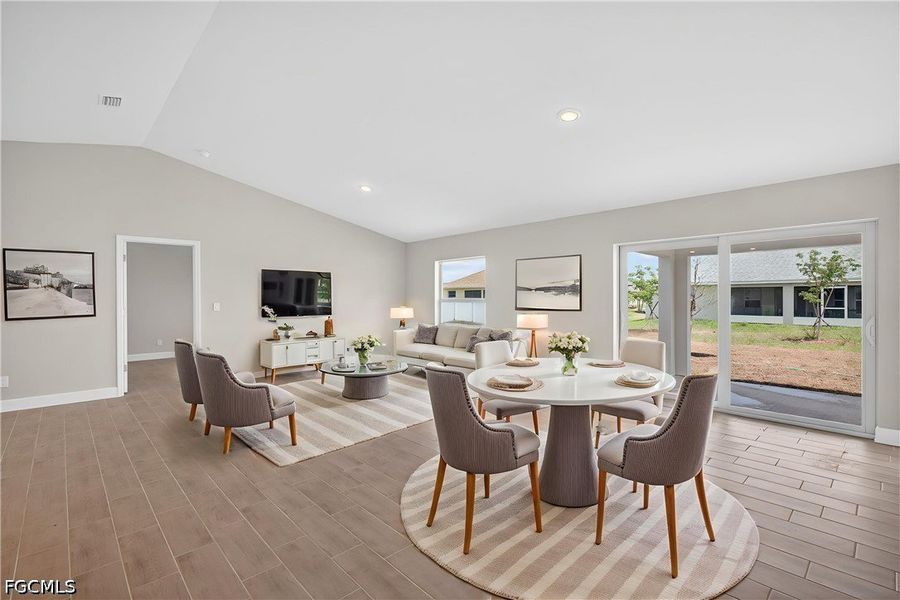 Furnished interior view inside a new home in Cape Coral, Cape Coral (Image 6).
