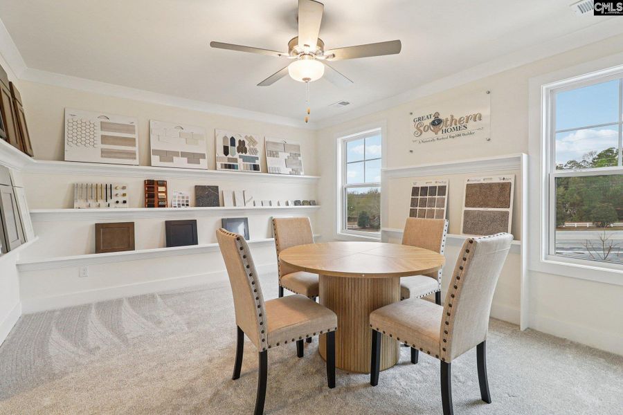 Furnished interior view inside a new home in Walker’s Trail, Lexington (Image 56). Furnished interior view inside a new home in Walker’s Trail, Lexington (Image 56).