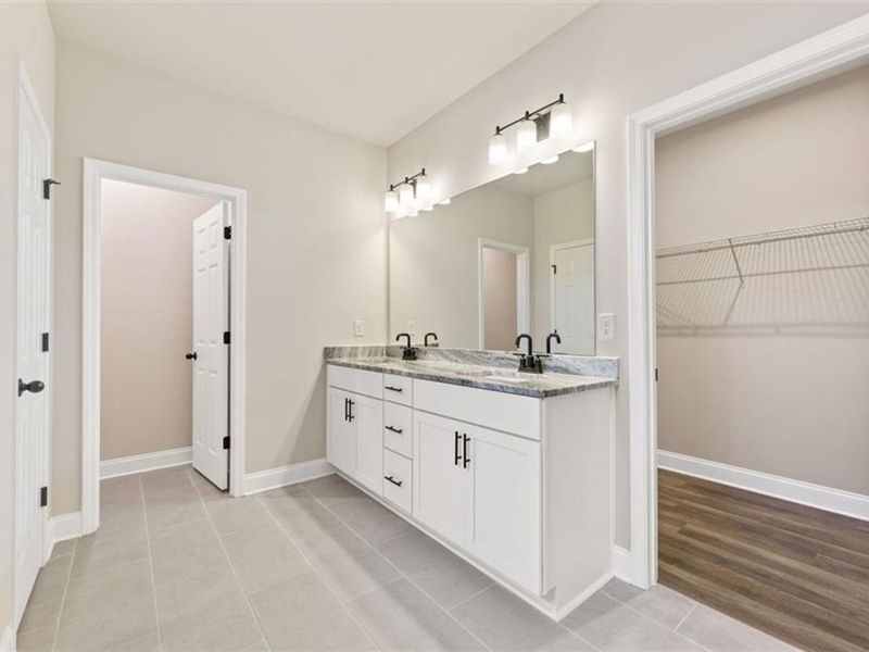 Furnished interior view inside a new home in Wehunt Meadows, Hoschton (Image 11).