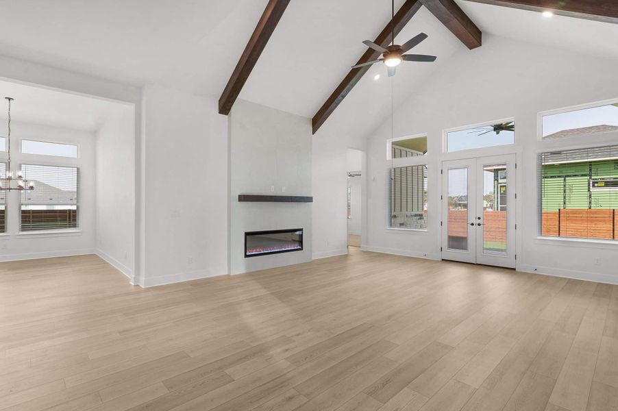 Spacious, unfurnished interior of a new home in Broken Oak, Georgetown (Image 55). Spacious, unfurnished interior of a new home in Broken Oak, Georgetown (Image 55).