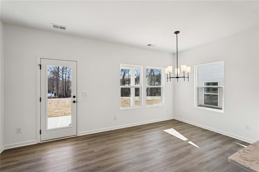 Spacious, unfurnished interior of a new home in Arbors at Richland Creek, Buford (Image 24).