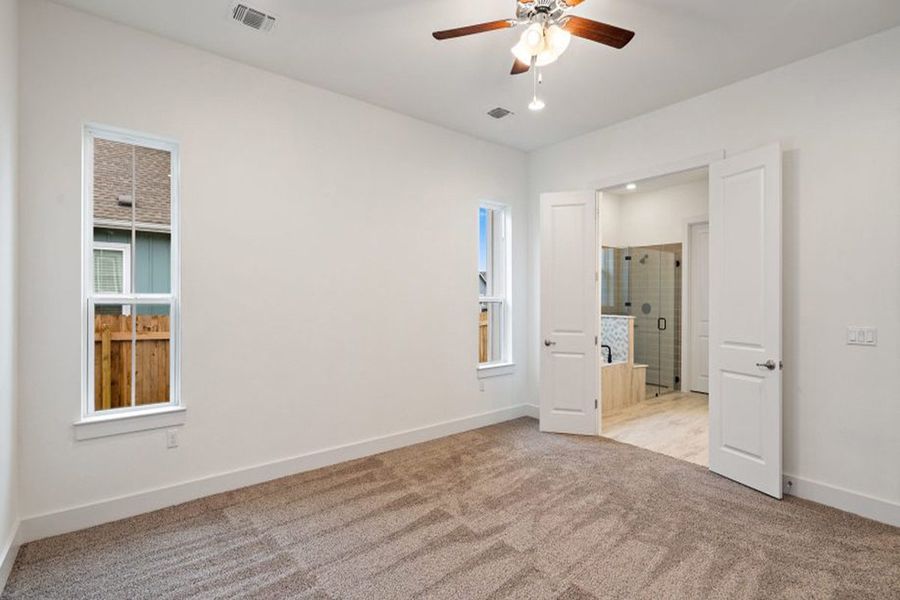 Representative unfurnished interior of a home built from the Glacier by Pacesetter Homes in Easton Park, Austin (Image 23). Representative unfurnished interior of a home built from the Glacier by Pacesetter Homes in Easton Park, Austin (Image 23).