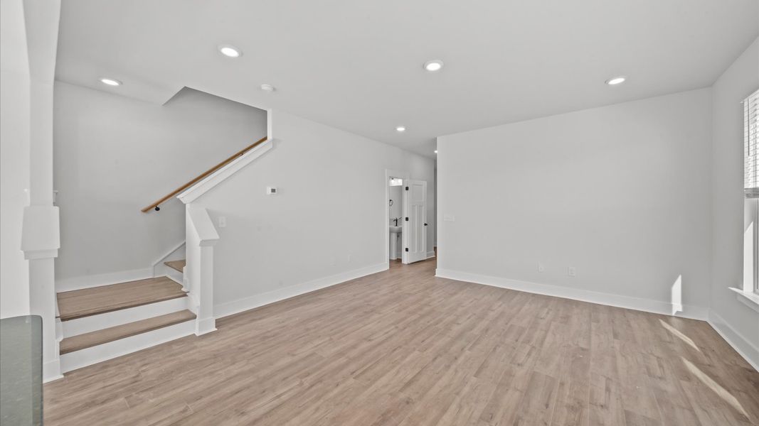 Furnished interior view inside a new home in Gresham Station, Simpsonville (Image 8).
