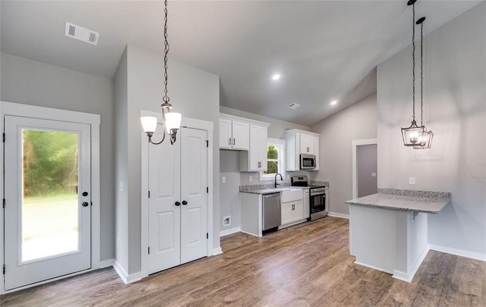 Furnished interior view inside a new home in , Buchanan (Image 8).