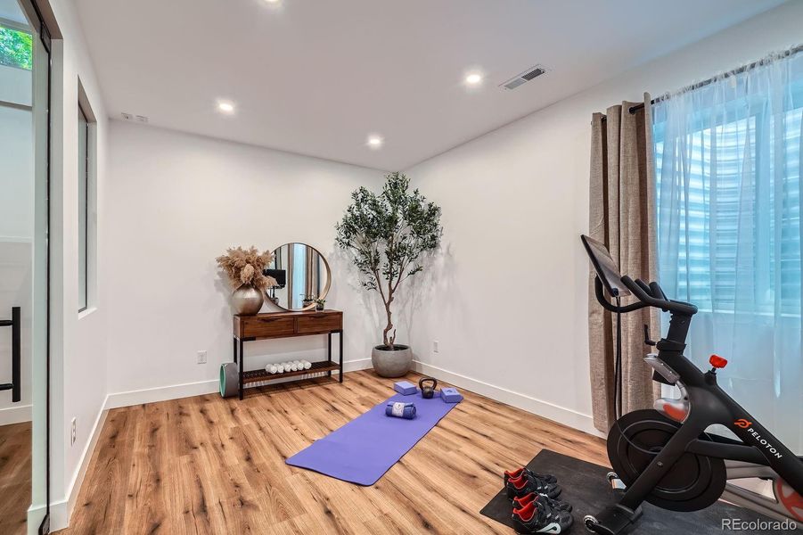 Basement Gym Room