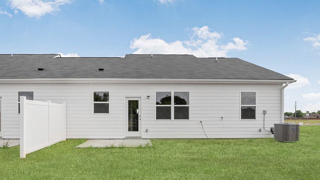 Exterior details and patio area of a home in Remington Chase, Perry (Image 3).