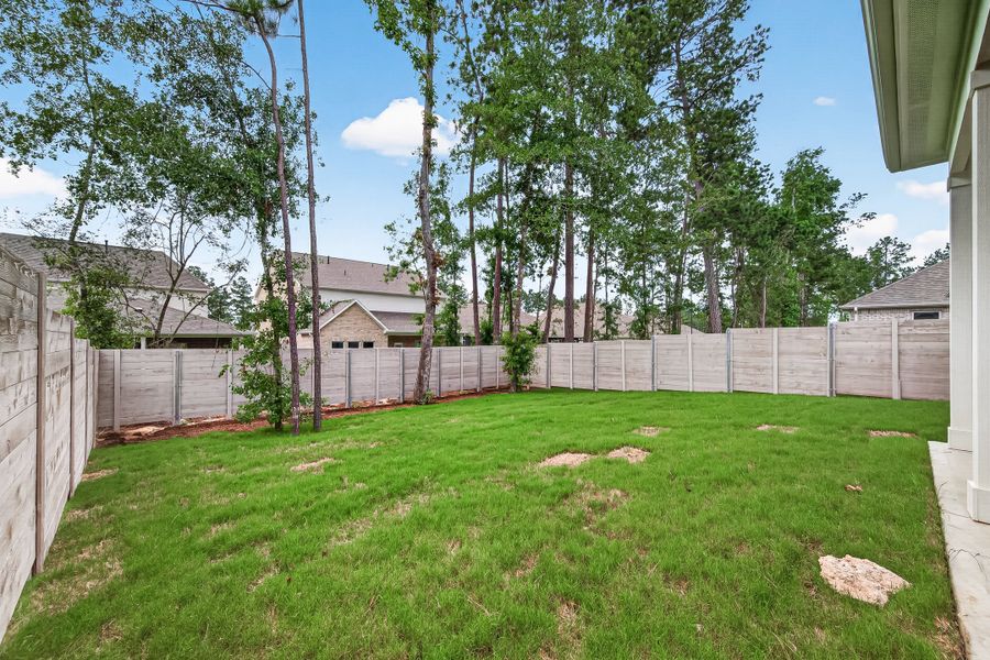 Exterior details and patio area of a home in Two Step Farm, Montgomery (Image 21).