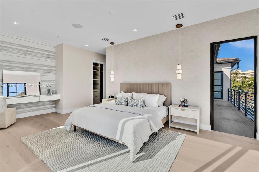 Furnished interior view inside a new home in , Surfside (Image 30).