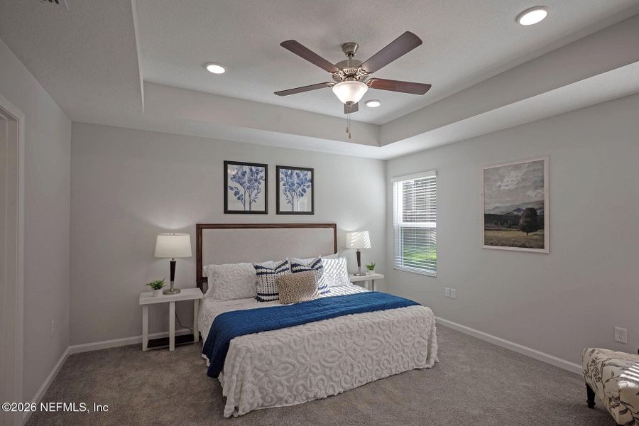 Furnished interior view inside a new home in , Jacksonville (Image 38).