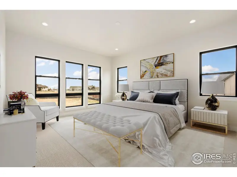 Furnished interior view inside a new home in Acadia at RainDance, Windsor (Image 7).