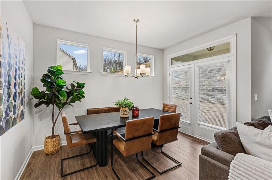 Furnished interior view inside a new home in , Cartersville (Image 7).