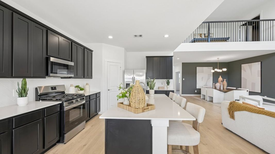 Furnished interior view inside a new home in Evergreen, Rosenberg (Image 12).