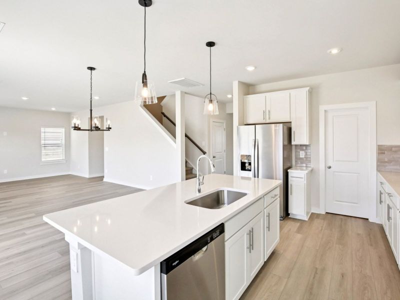 Skip takeout and prep dinner in the well-appointed kitchen.
