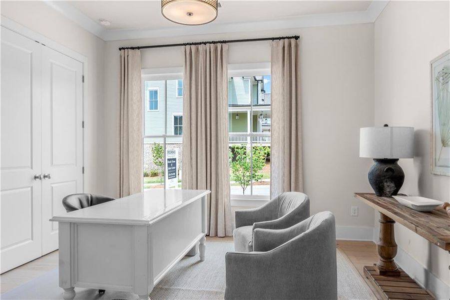 Furnished interior view inside a new home in Crossroads, Milton (Image 18).