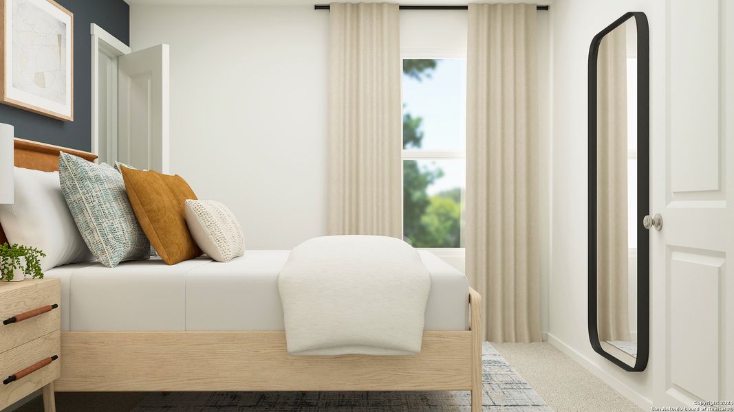 Furnished interior view inside a new home in Espada, San Antonio (Image 5).