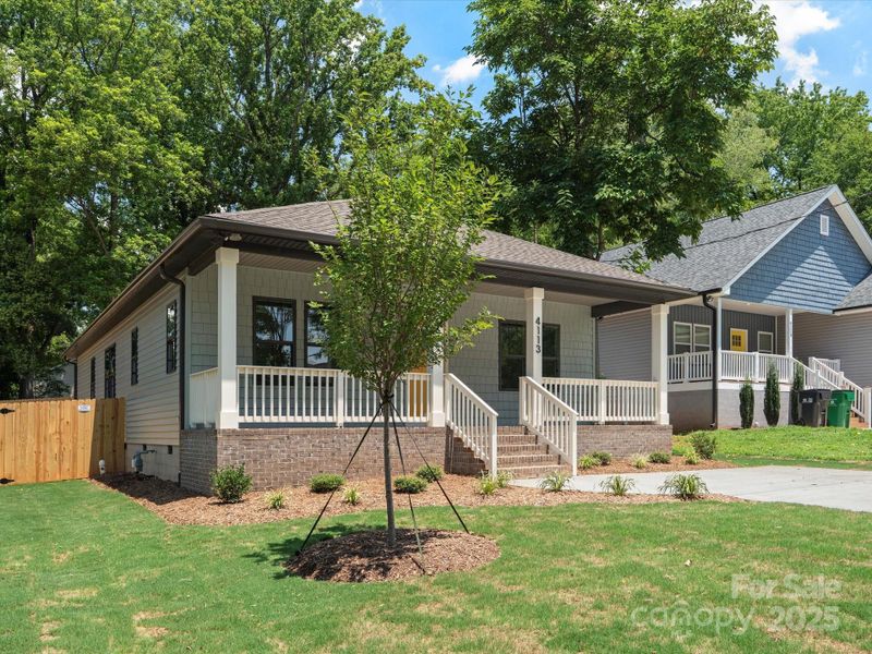 Front exterior of a new home in , Charlotte, NC, highlighting curb appeal (Image 2). Front exterior of a new home in , Charlotte, NC, highlighting curb appeal (Image 2).