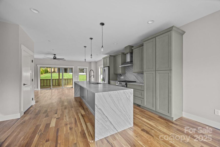 Beautiful kitchen with large island Beautiful kitchen with large island