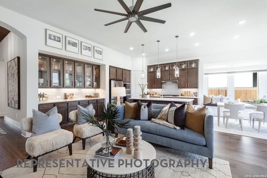 Furnished interior view inside a new home in La Cima, San Marcos (Image 16).