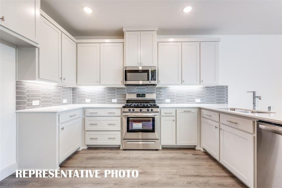 Everywhere you look in this dream kitchen offers something special!  REPRESENTATIVE PHOTO.