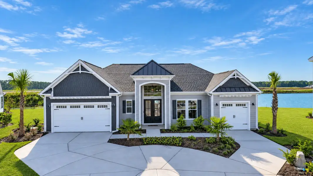 Representative exterior photo of a completed home built from the The Sandcastle by Chesapeake Homes in Coastal Club of the Carolinas, Calabash, NC (Image 24).