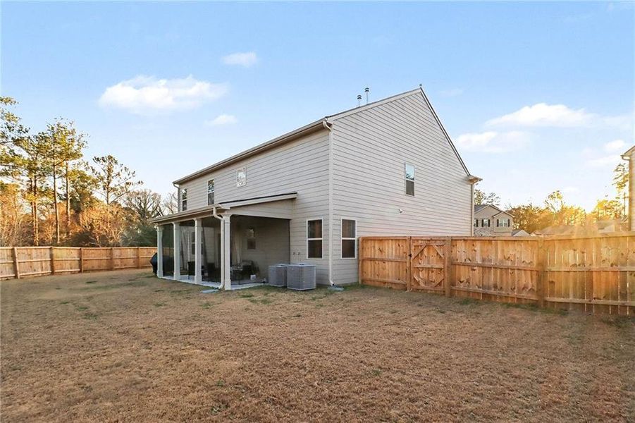 Exterior details and patio area of a home in , Lithonia (Image 26).