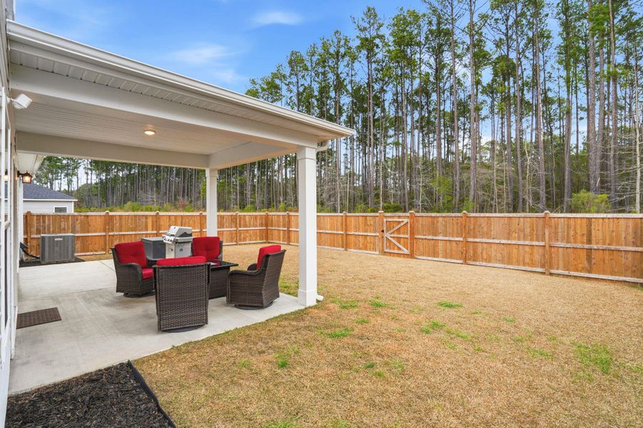Exterior details and patio area of a home in Watson Hill, Summerville (Image 3).